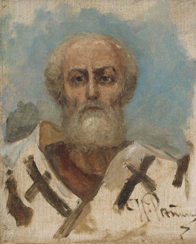 Święty Mikołaj, szkic - Ilya Repin