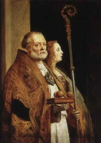 Święty Mikołaj z Bari i Madeleine - David Teniers Młodszy