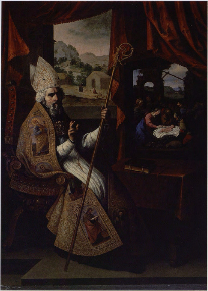 Święty Mikołaj z Bari - Francisco de Zurbarán