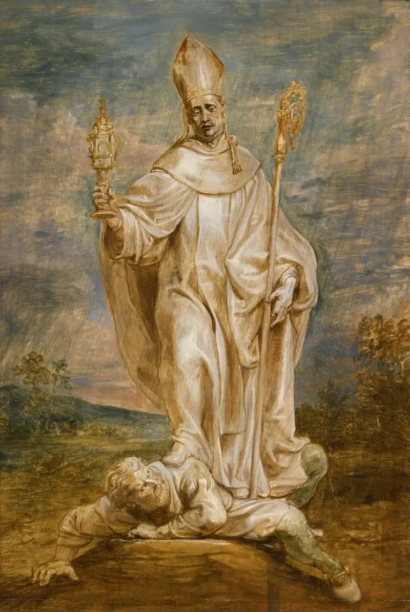 Święty Norbert pokonujący Tanchelma - Peter Paul Rubens