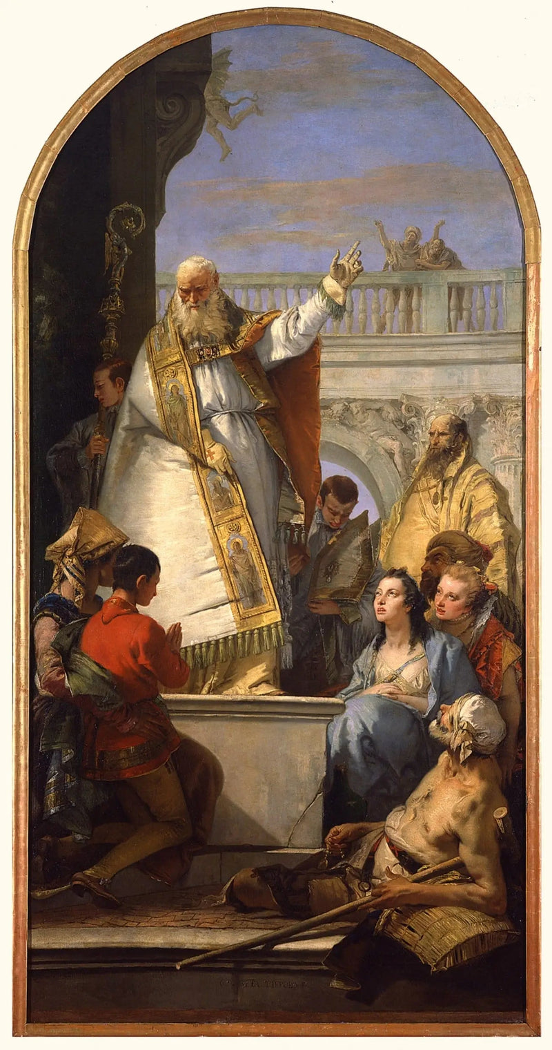 Święty Patryk, biskup Irlandii - Giovanni Battista Tiepolo
