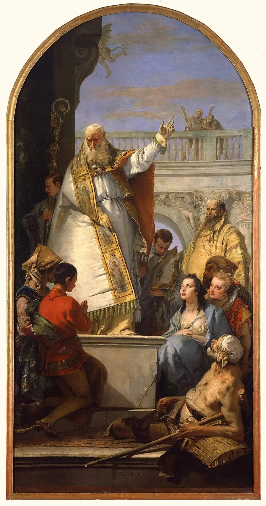 Święty Patryk, biskup Irlandii - Giovanni Battista Tiepolo