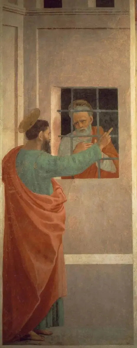Święty Piotr w więzieniu odwiedzany przez świętego Pawła - Filippino Lippi