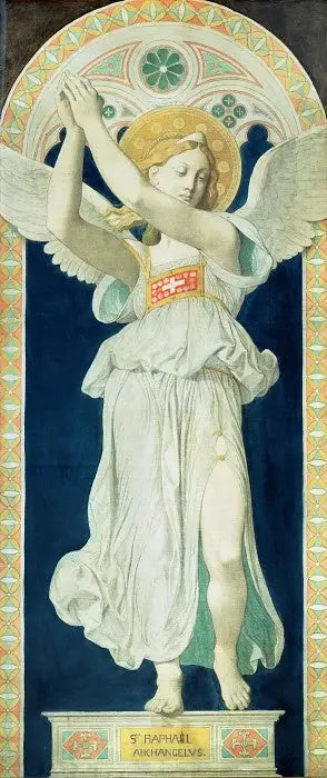 Święty Rafał, archanioł - Jean-Auguste-Dominique Ingres