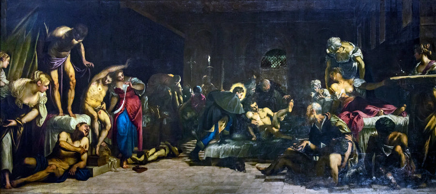 Święty Roch w szpitalu - Jacopo Tintoretto