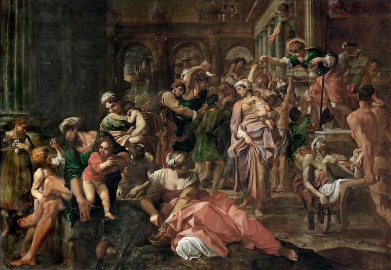 Święty Roch rozdający jałmużnę - Annibale Carracci