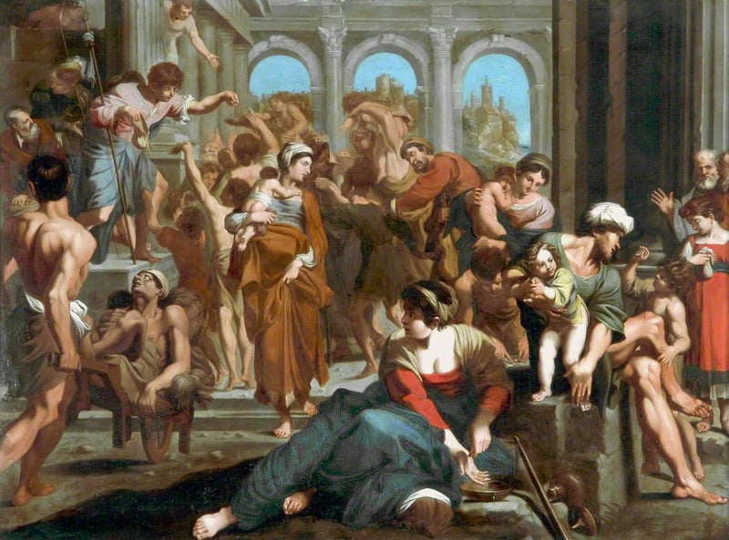 Święty Roch rozdający jałmużnę - Annibale Carracci
