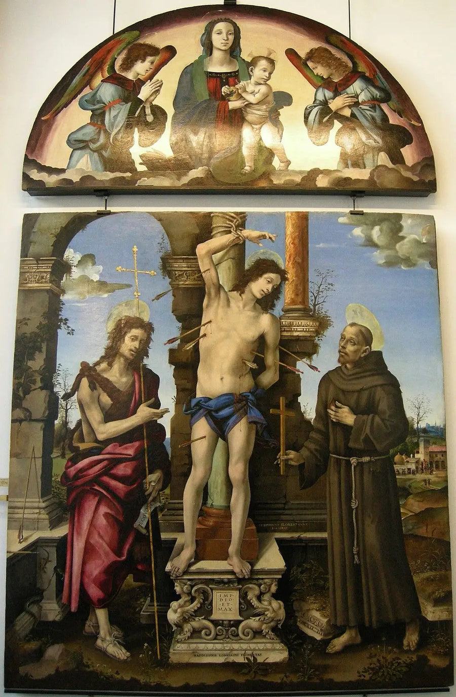 Święty Sebastian z Matką Boską i Dzieciątkiem - Filippino Lippi