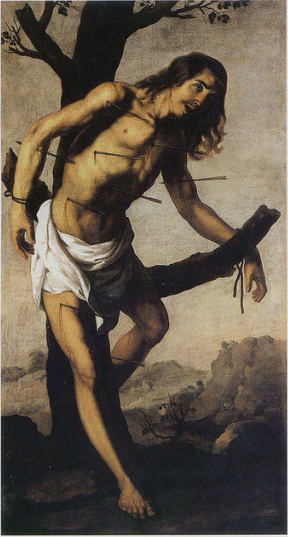 Święty Sebastian - Francisco de Zurbarán