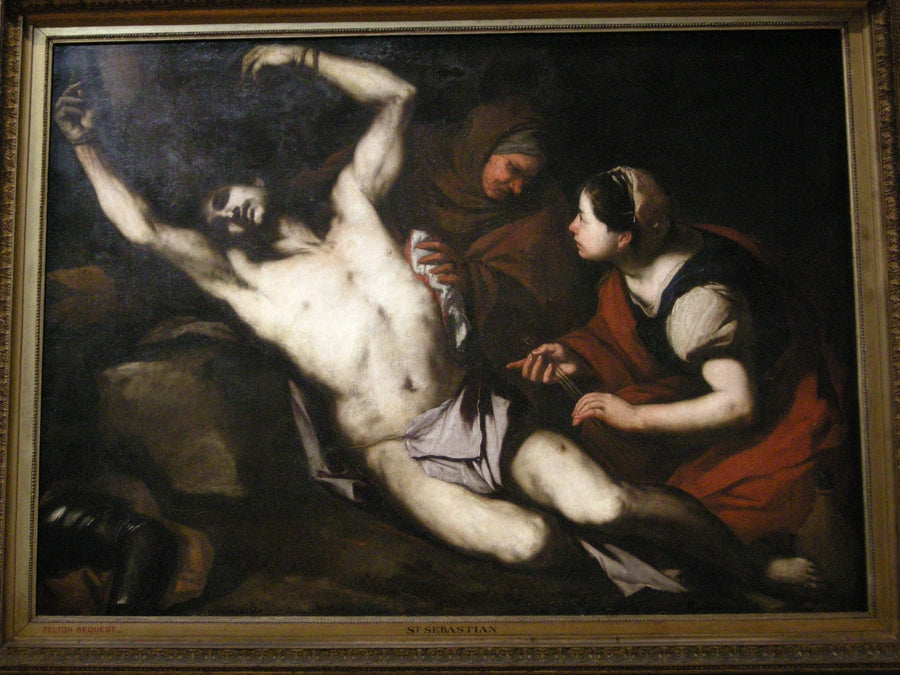 Święty Sebastian uzdrowiony przez Irène - Luca Giordano