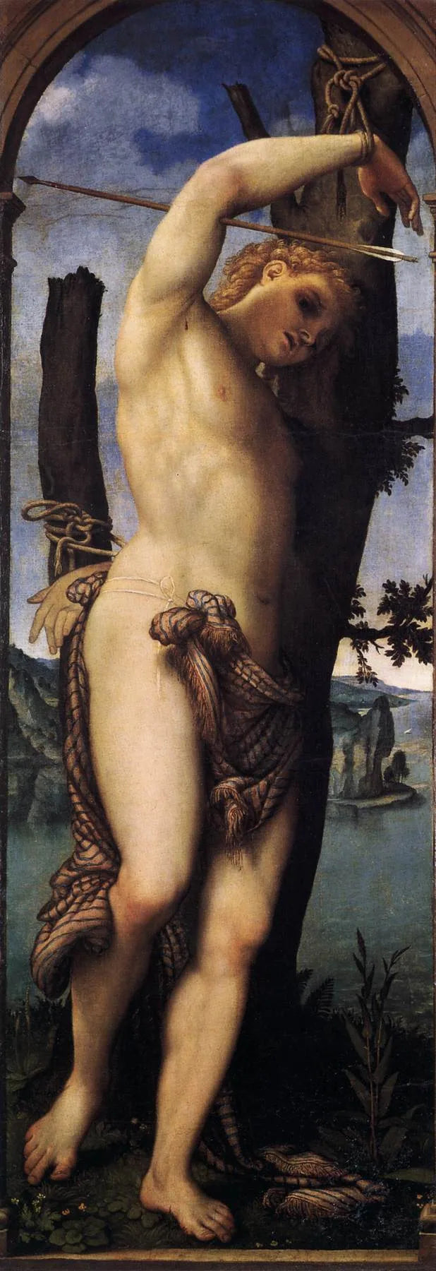 Święty Sebastian - Lorenzo Lotto