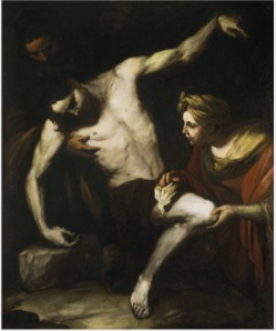 Święty Sebastian chroniony przez Świętą Irene - Luca Giordano