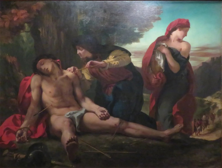 Święty Sebastian ratowany przez święte kobiety - Eugène Delacroix