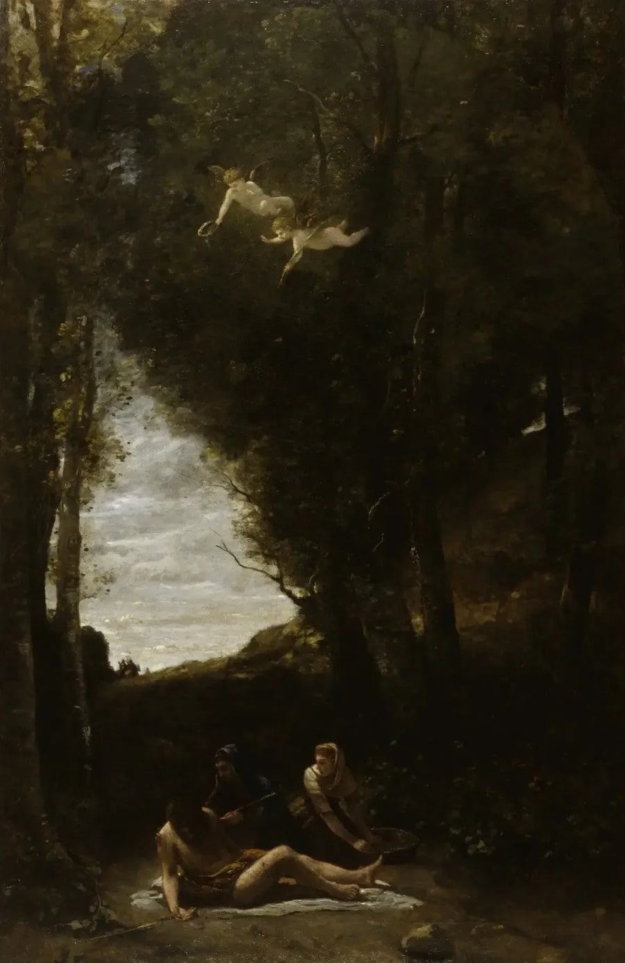 Święty Sebastian uratowany przez Święte Kobiety - Jean-Baptiste Camille Corot