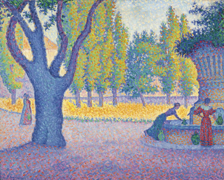 Saint-Tropez, fontanna des Lices - Paul Signac