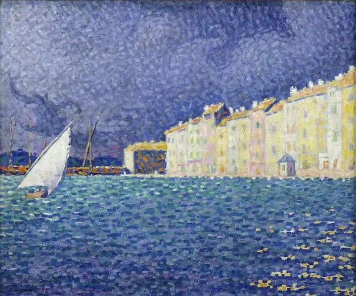 Saint-Tropez, burza - Paul Signac