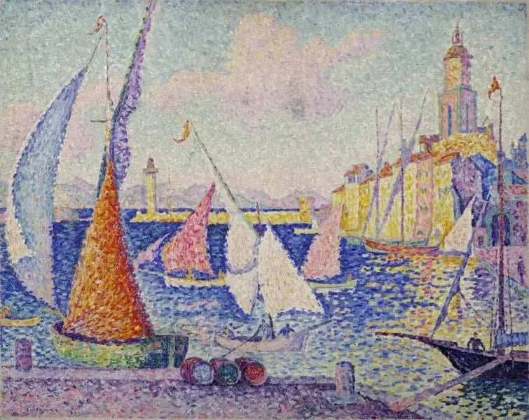 Saint-Tropez, nabrzeże - Paul Signac