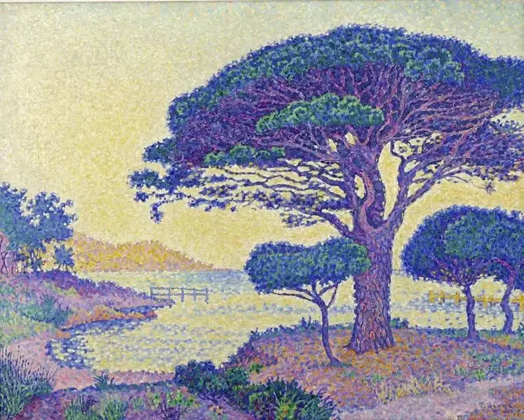 Saint-Tropez, sosny parasolowe przy Canoubiers - Paul Signac