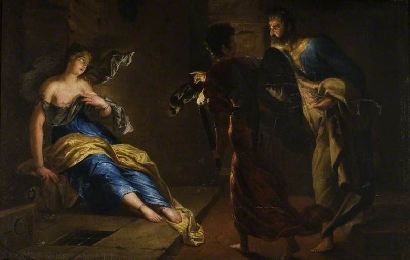 Święta Agata uzdrowiona przez świętego Piotra - Gerrit van Honthorst