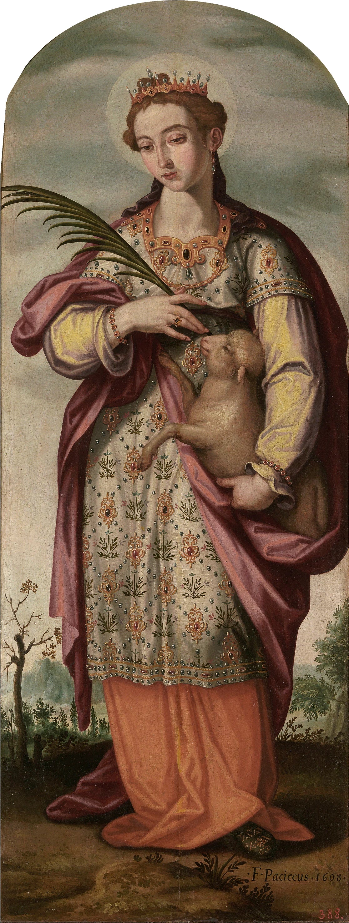 Sainte Agnès - Francisco Pacheco
