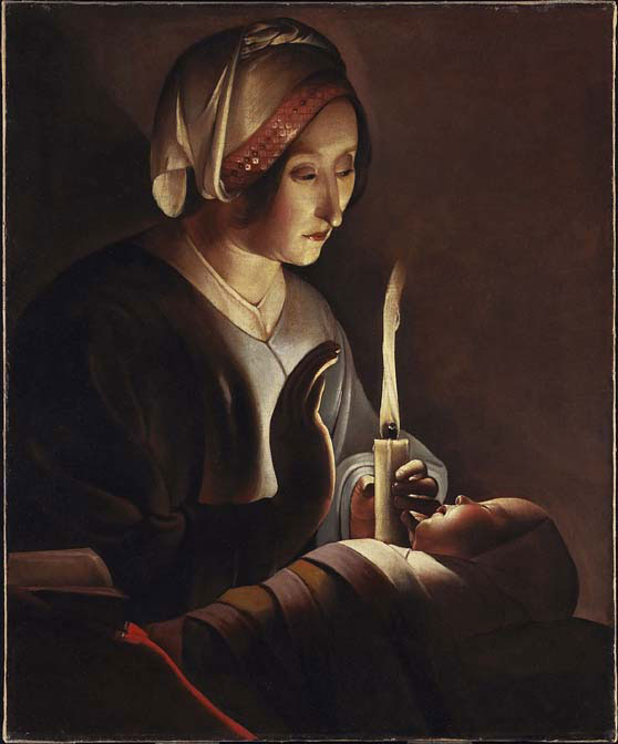 Święta Anna z Dzieciątkiem Jezus - Georges de La Tour