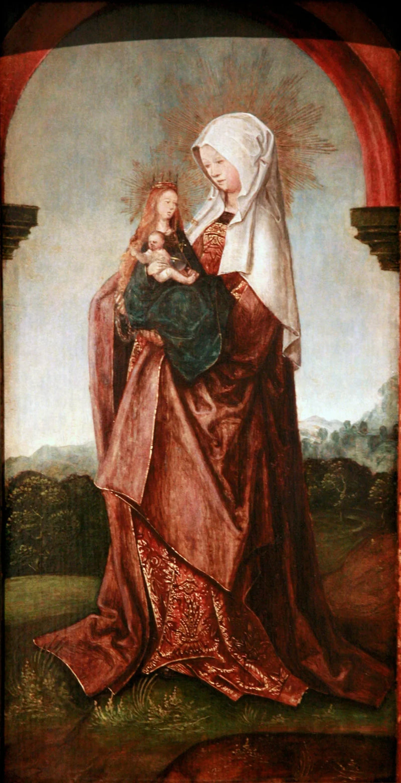 Święta Anna z Maryją i Dzieciątkiem - Jacob Cornelisz van Oostsanen