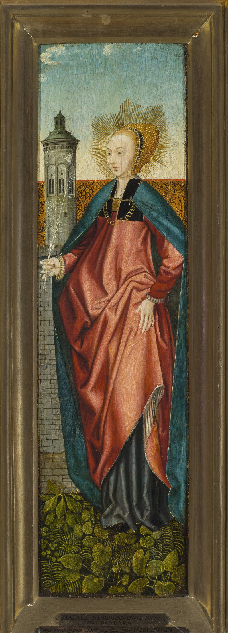 Święta Barbara - Jacob Cornelisz van Oostsanen