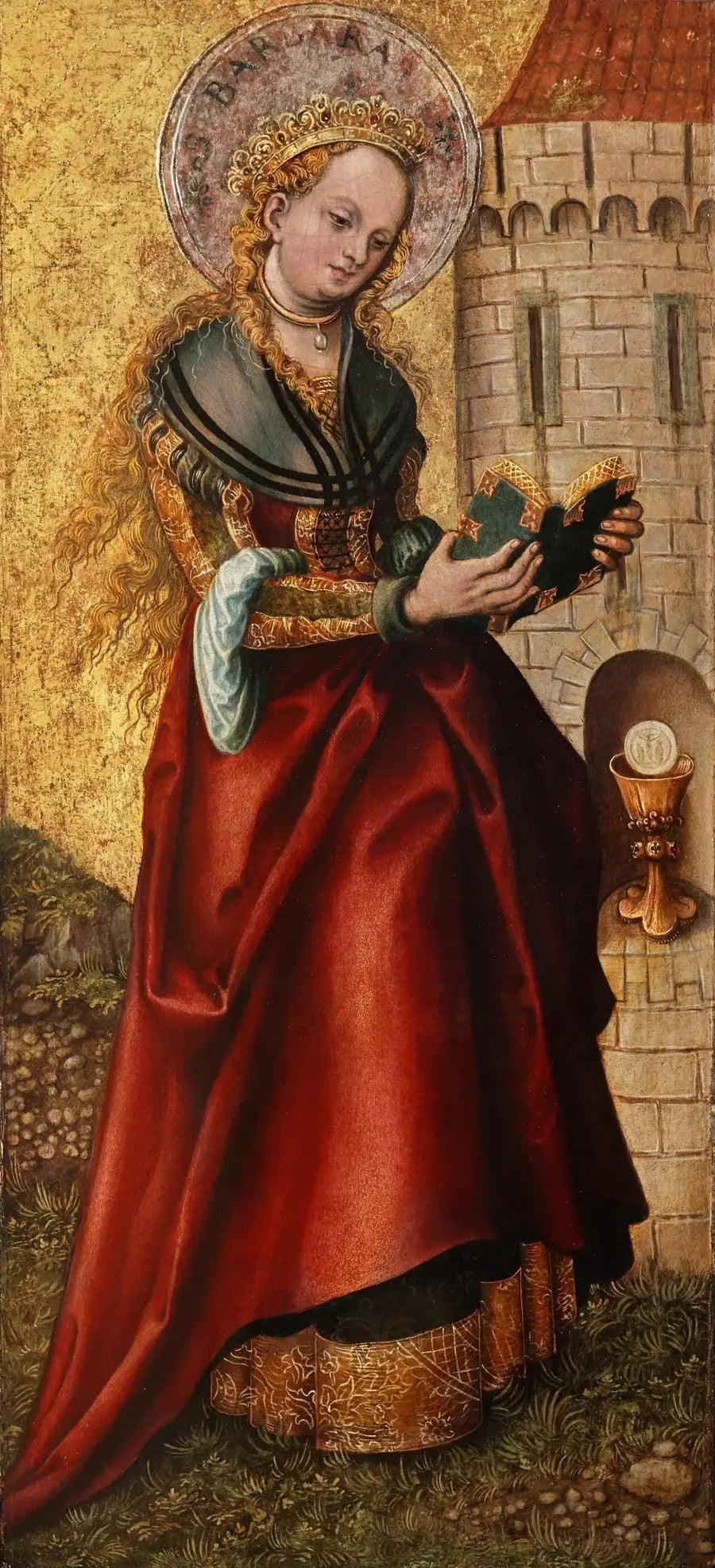 Święta Barbara - Lucas Cranach Starszy