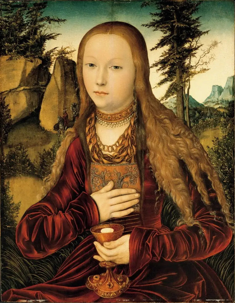 Święta Barbara - Lucas Cranach Starszy