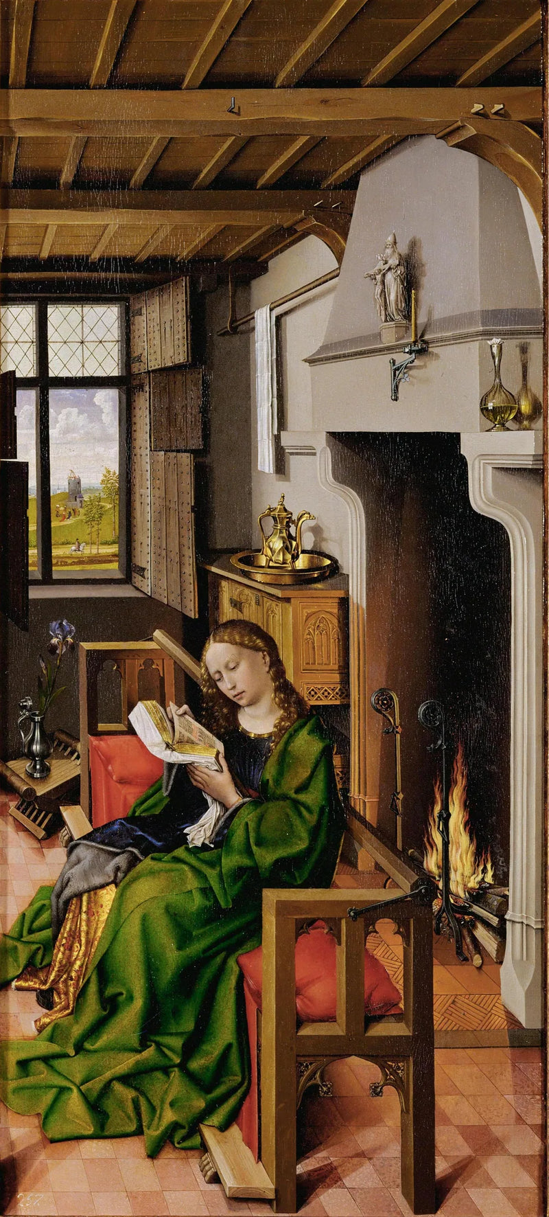 Święta Barbara - Robert Campin