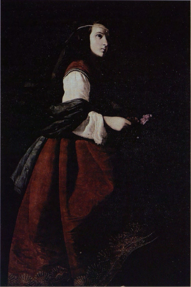 Święta Casilda - Francisco de Zurbarań