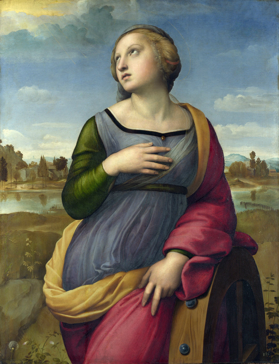 Sainte Catherine d'Alexandrie - Raphaël Sanzio