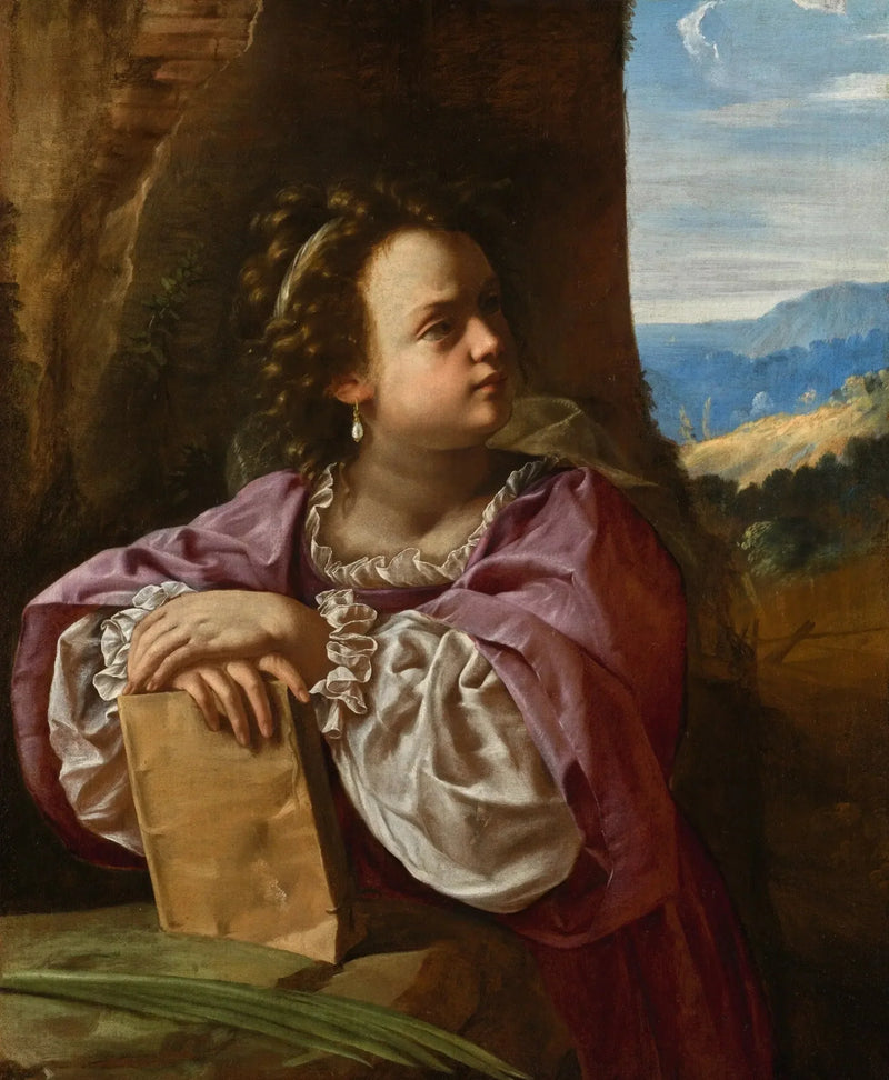 Święta Katarzyna Aleksandryjska - Artemisia Gentileschi