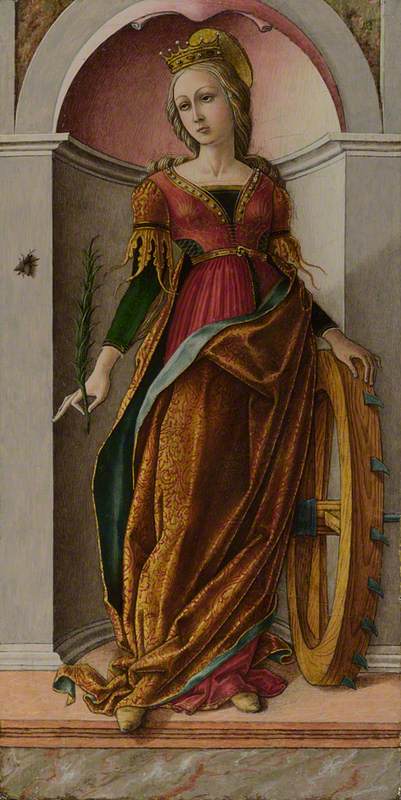 Święta Katarzyna Aleksandryjska - Carlo Crivelli