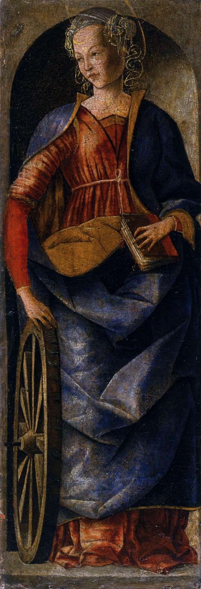 Święta Katarzyna Aleksandryjska - Ercole de’ Roberti