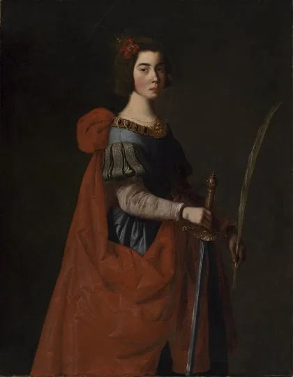 Święta Katarzyna Aleksandryjska - Francisco de Zurbarán