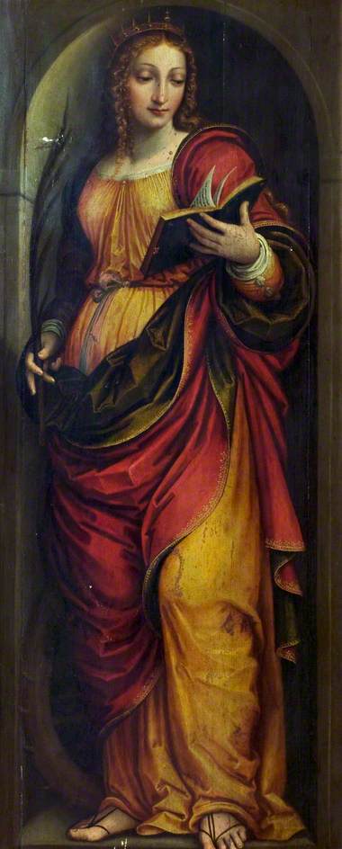 Święta Katarzyna Aleksandryjska - Gaudenzio Ferrari