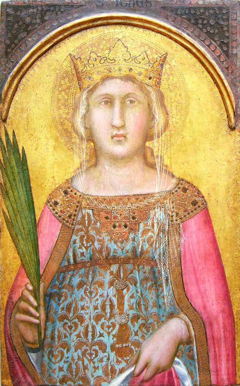 Święta Katarzyna Aleksandryjska - Pietro Lorenzetti