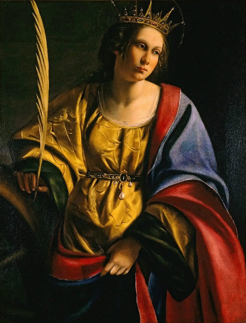 Święta Katarzyna Aleksandryjska - Artemisia Gentileschi