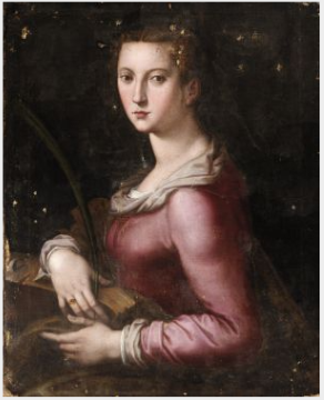 Święta Katarzyna Aleksandryjska - Bronzino