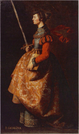 Święta Katarzyna Aleksandryjska - Francisco de Zurbarán