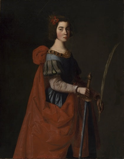 Święta Katarzyna Aleksandryjska - Francisco de Zurbarán
