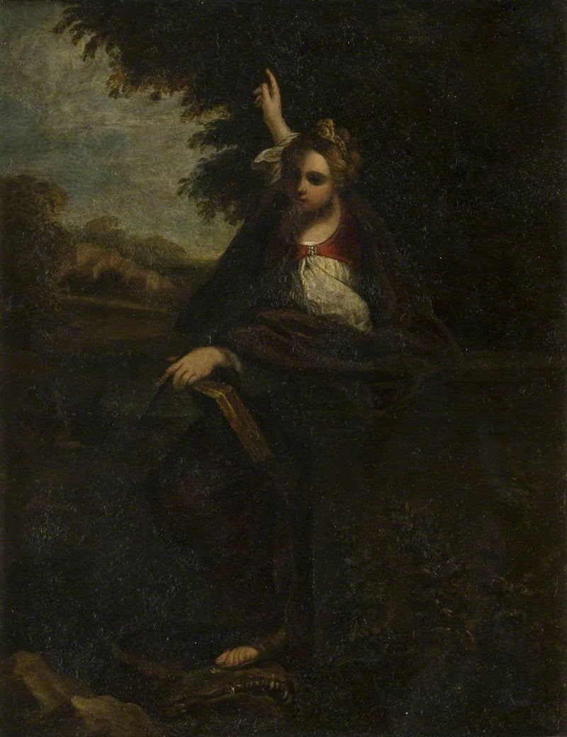 Święta Katarzyna w krajobrazie - Annibale Carracci