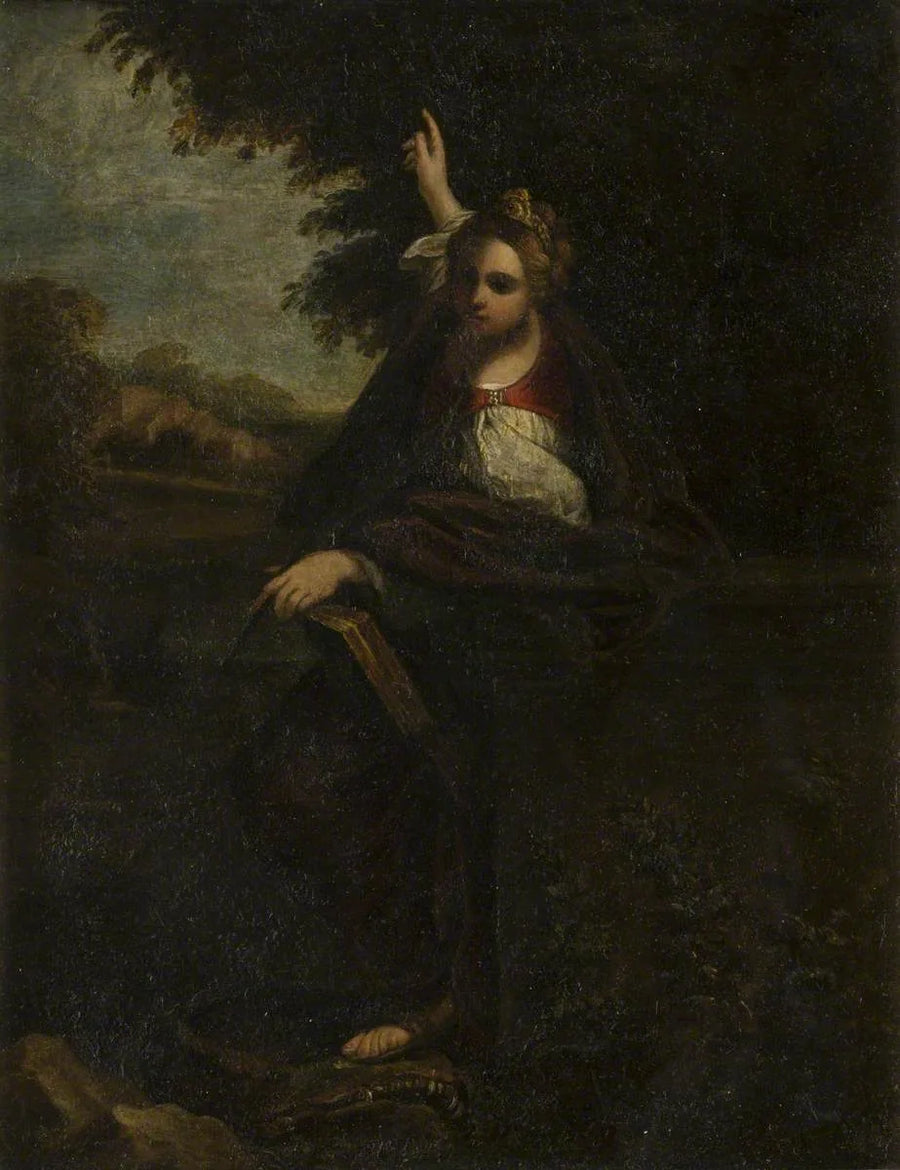 Święta Katarzyna w krajobrazie - Annibale Carracci
