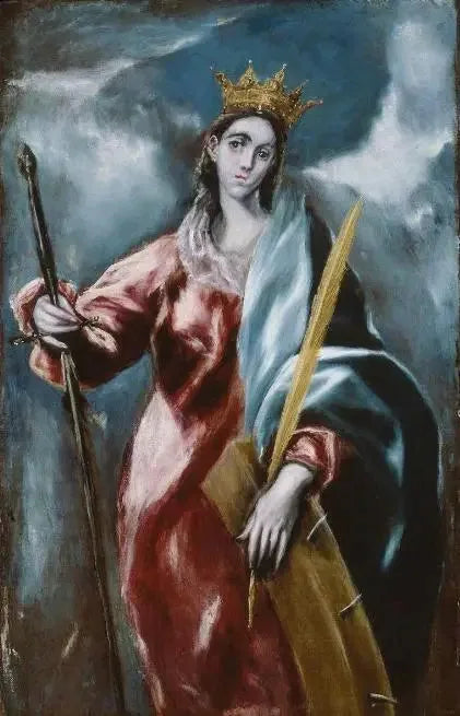 Sainte Catherine - El Greco image 1 reproduction artisanale de tableau