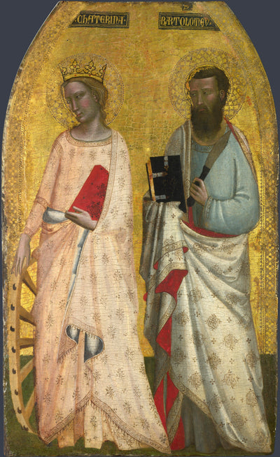 Sainte Catherine et Saint Barthélemy - Allegretto Nuzi - Alpha Reproduction