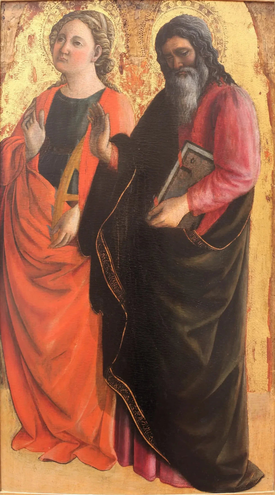 Święta Katarzyna i święty ewangelista - Fra Filippo Lippi