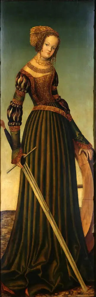 Święta Katarzyna - Lucas Cranach Starszy