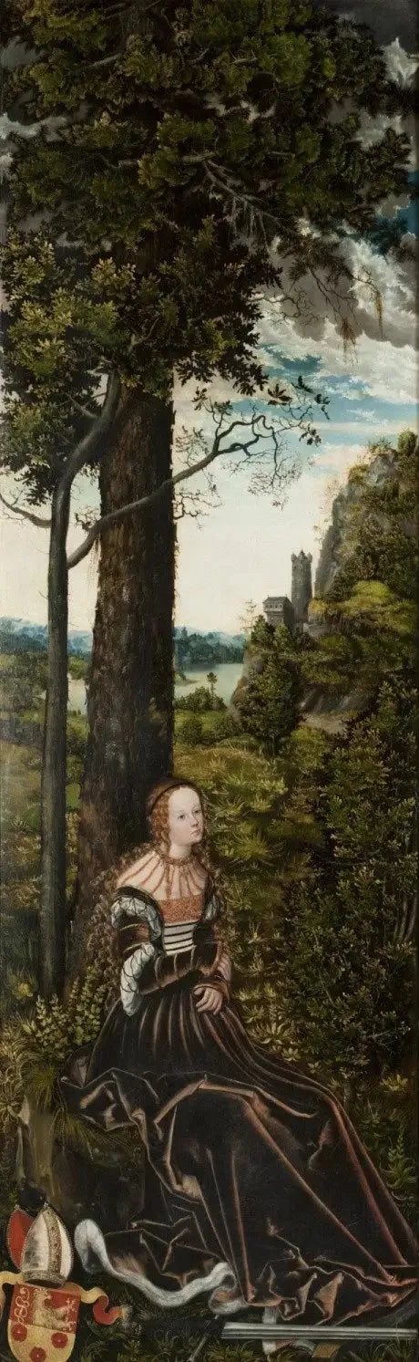 Święta Katarzyna - Lucas Cranach Starszy