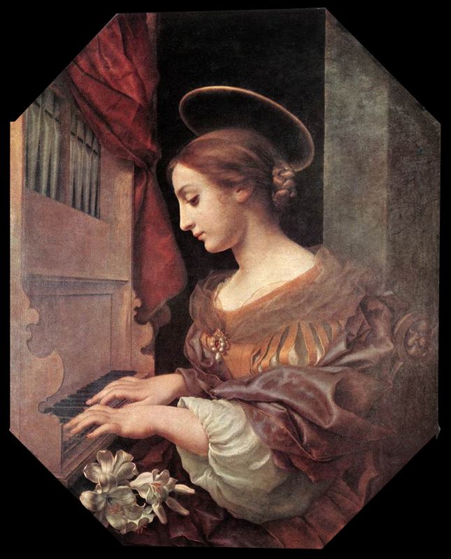 Święta Cecylia przy organach - Carlo Dolci